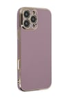 Apple iPhone Uyumlu   16 Pro Max Kılıf Volet Silikon - Mor Belirtilmemiş