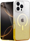 Apple iPhone Uyumlu  16 Pro Pummel Shiny Magsafe Kapak -  Gold Belirtilmemiş