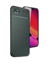 Apple iPhone Uyumlu   16e Kılıf Auto Focus Karbon Kapak - Koyu Yeşil Belirtilmemiş