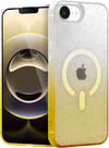 Apple iPhone Uyumlu   16e Pummel Shiny Magsafe Kapak - Gold Belirtilmemiş