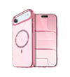 Apple iPhone Uyumlu   17 Air Live Diamond Magsafe Kapak - Pembe Belirtilmemiş