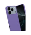 Apple iPhone Uyumlu 17 Pro First Silikon  - Lila Belirtilmemiş