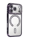 Apple iPhone Uyumlu 17 Pro Joke Simli Magneticsafe - Kılıf - Derin Mor Belirtilmemiş