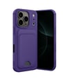 Apple iPhone Uyumlu 17 Pro Kelvin Kartvizitli Silikon  - Derin Mor Belirtilmemiş