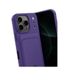 Apple iPhone Uyumlu 17 Pro Kelvin Kartvizitli Silikon  - Derin Mor Belirtilmemiş