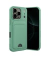 Apple iPhone Uyumlu  17 Pro Kelvin Kartvizitli Silikon -  Açık Yeşil Belirtilmemiş