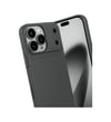 Apple iPhone Uyumlu  17 Pro Max Auto Focus Karbon Kapak -  Gri Belirtilmemiş