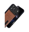 Apple iPhone Uyumlu 17 Pro Max Sara Kartvizitli Deri - Kılıf - Taba Belirtilmemiş