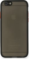 Apple iPhone Uyumlu   6 Kılıf Montreal Silikon Kapak - Siyah Belirtilmemiş