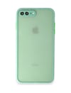 Apple iPhone Uyumlu 7 Plus - Kılıf Montreal Silikon - Kapak - Turkuaz Belirtilmemiş