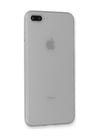 Apple iPhone Uyumlu  7 Plus Kılıf Pp Ultra İnce Kapak -  Beyaz Belirtilmemiş