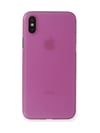 Apple İphone X Kılıf Pp Ultra İnce Kapak - Pembe 0.2M-Çok Renkli