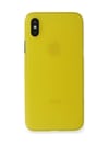 Apple İphone Xs Max Kılıf Pp Ultra İnce Kapak - Sarı 0.2M-Çok Renkli