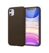 Apple Uyumlu   iPhone 11 Kılıf First Silikon - Kahverengi Belirtilmemiş
