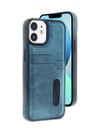 Apple   Uyumlu   iPhone 11 Kılıf Sara Kartvizitli Deri Kılıf - Lacivert Belirtilmemiş