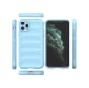 Apple Uyumlu   iPhone 11 Pro Max Kılıf Optimum Silikon - Sky Blue Belirtilmemiş