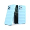Apple Uyumlu   iPhone 11 Pro Max Kılıf Optimum Silikon - Sky Blue Belirtilmemiş