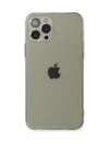 Apple Uyumlu   iPhone 12 Pro Kılıf Fly Lens Silikon - Şeffaf Belirtilmemiş