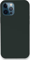Apple Uyumlu   iPhone 12 Pro Kılıf Lansman Legant Silikon - Koyu Yeşil Belirtilmemiş