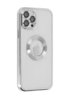 Apple   Uyumlu   iPhone 12 Pro Kılıf Slot Silikon - Gümüş Belirtilmemiş