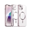 Apple Uyumlu   iPhone 13 Kılıf Kross Magneticsafe Kapak - Rose Belirtilmemiş