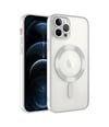 Apple Uyumlu   iPhone 13 Pro Kılıf Kross Magneticsafe Kapak - Gümüş Belirtilmemiş