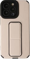 Apple Uyumlu   iPhone 13 Pro Max Kılıf Mega Standlı Silikon - Gold Belirtilmemiş