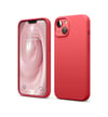 Apple Uyumlu   iPhone 14 Kılıf First Silikon - Kırmızı Belirtilmemiş