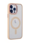 Apple Uyumlu   iPhone 14 Pro Max Kılıf Room Magneticsafe Silikon - Pudra Belirtilmemiş
