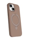 Apple Uyumlu iPhone 14 Uyumlu Regal Magsafe Standlı Kapak - Çöl Titanyum Belirtilmemiş