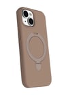 Apple Uyumlu iPhone 14 Uyumlu Regal Magsafe Standlı Kapak - Çöl Titanyum Belirtilmemiş