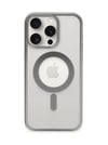 Apple Uyumlu   iPhone 15 Pro Kılıf Erozi Magsafe Kapak - Gümüş Belirtilmemiş