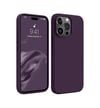Apple Uyumlu   iPhone 15 Pro Max Kılıf First Silikon - Mürdüm Belirtilmemiş