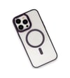 Apple Uyumlu   iPhone 15 Pro Max Kılıf Room Magneticsafe Silikon - Derin Mor Belirtilmemiş