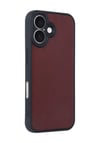 Apple   Uyumlu   iPhone 16 Kılıf Aras Deri Kapak - Bordo Belirtilmemiş