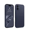 Apple Uyumlu   iPhone 16 Kılıf First Silikon - Lacivert Belirtilmemiş