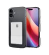 Apple Uyumlu   iPhone 16 Kılıf Kart Şeffaf Silikon - Şeffaf Belirtilmemiş