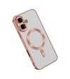 Apple Uyumlu   iPhone 16 Kılıf Kross Magneticsafe Kapak - Rose Belirtilmemiş