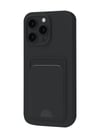 Apple Uyumlu   iPhone 16 Plus Kılıf Kelvin Kartvizitli Silikon - Siyah Belirtilmemiş