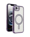 Apple Uyumlu   iPhone 16e Joke Simli Magneticsafe Kılıf - Derin Mor Belirtilmemiş