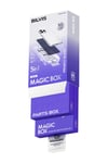 Apple Uyumlu iPhone 17 Bilvis 5in1 5d Magic Hayalet Cam Ekran Koruyucu - Siyah