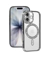 Apple Uyumlu   iPhone 17 Joke Simli Magneticsafe Kılıf - Gümüş Belirtilmemiş
