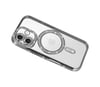 Apple Uyumlu   iPhone 17 Joke Simli Magneticsafe Kılıf - Gümüş Belirtilmemiş