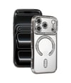Apple   Uyumlu   iPhone 17 Pro Joke Simli Magneticsafe Kılıf - Gümüş Belirtilmemiş