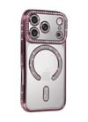 Apple Uyumlu   iPhone 17 Pro Max Joke Simli Magneticsafe Kılıf - Pembe Belirtilmemiş