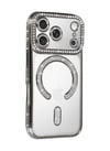 Apple   Uyumlu   iPhone 17 Pro Max Joke Simli Magneticsafe Kılıf - Gümüş Belirtilmemiş