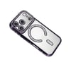 Apple Uyumlu   iPhone 17 Pro Max Joke Simli Magneticsafe Kılıf - Derin Mor Belirtilmemiş