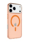Apple Uyumlu   iPhone 17 Pro Max Kılıf Pc Real Magsafe Kapak - Turuncu Belirtilmemiş