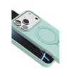Apple Uyumlu iPhone 17 Pro Max Uyumlu Regal Magsafe Standlı Kapak - Su Yeşili Belirtilmemiş