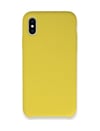 Apple Uyumlu   iPhone X Kılıf Lansman Legant Silikon - Sarı Belirtilmemiş